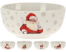 Vrolijk Kerstman Kommetje – Perfect voor de Feestdagen! - Volumekorting bij 4 en 8 stuks