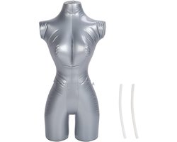 Vrouwelijke Mannequins voor Kleding, Half Lichaam Display Stand, Inflatable Dress Shapes, Perfect voor Modewinkels en Showrooms