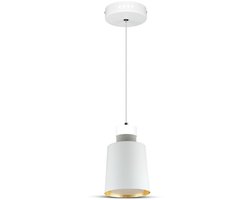 VT-7333 7W LED HANGLAMP (ACRYL) - WITTE LAMPENKAP KLEURCODE:4000K