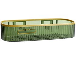 Vt products - Douche organizer - Wandmontage - Stabiele ondersteuning - Groen - Doucherek - Perfect voor cosmetica - Badkamer opbergrek