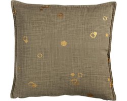 VT WONEN Dot Square - Sierkussen - 40 x 40 cm - Beige