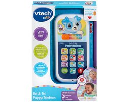 VTech Baby Bel & Leer Puppytelefoon - Babytelefoon - 9 tot 36 Maanden