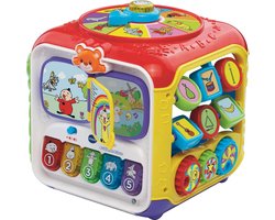 VTech Baby Bumba Activiteitenkubus - Educatief Babyspeelgoed - Liedjes en Vormen - Van 9 tot 36 Maanden