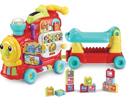 VTech Baby Rijd & Leer Letterlocomotief - Interactief & Educatief Speelgoed - Cijfers, Kleuren en Letters - Cadeau - Baby Speelgoed 1 Jaar tot 3 Jaar