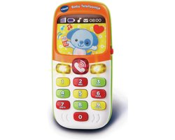 VTech Baby Telefoon - Interactief Speelgoed - Educatief Kindertelefoon - Oranje