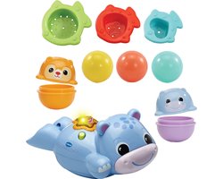 VTech Spetter & Zing Nijlpaardje - Badspeelgoed - Inclusief 8 badspeeltjes - Speelgoed 1 tot 6 jaar