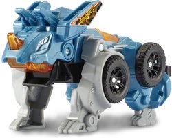VTech Switch & Go Dino's - Fire Tracks de Triceratops - Kinder Speelgoed Dinosaurus - Interactief Robot Speelfiguur - Vanaf 4 Jaar en ouder