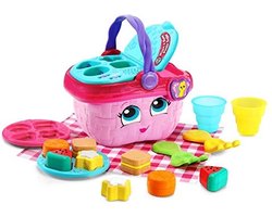VTech Vormenpret Picknickset - Cadeau Kinderen - Educatief Baby Speelgoed - Vormen, Kleuren, Etenswaren & Reacties - Cadeau - 1 tot 4 Jaar