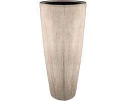 VTW Java - Bloemenpot - Plantenpot - Stripe Beige Ø38 x H80 cm
