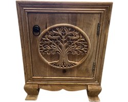 Vtw Living - Nachtkastje Slaapkamer - Nachtkastjes - Nachtkast - Nachtkastjes Industrieel Modern - Kast - 40 x 40 x 50 cm