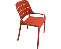 Vtw Living Tuinstoel Van Kunsstof - Groen - Weersbestendig - 81 × 52 × 52 Cm