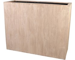 VTW Sumatra - Plantenbak - Bloemenbak - Stripe Beige L100 x B35 xH80cm