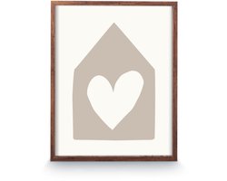 vtwonen - Basic - Fotolijst - Bruin - Hout - 41x51x2,5cm