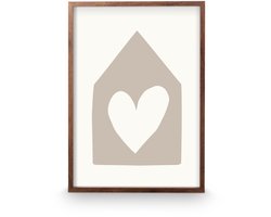 vtwonen - Basic - Fotolijst - Bruin - Hout - 51x71x3cm