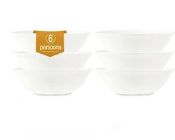 vtwonen - Basic - Set van 2 - Saladekommen - Wit - Porselein - 23cm