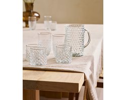 vtwonen - Basic - Set van 4 - Waterglazen - Transparant - Waterglas - Glas - 350ml