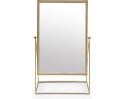 vtwonen - Basic - Spiegel - Goud - Metaal - 26,5x14x43cm