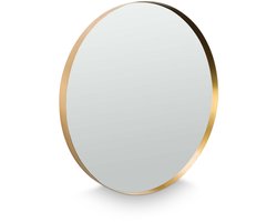 vtwonen - Basic - Spiegel - Goud - Metaal - 60x60x4cm