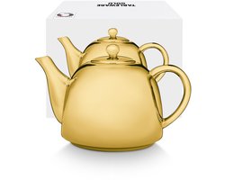 vtwonen - Basic - Theepot - Goud - Porselein