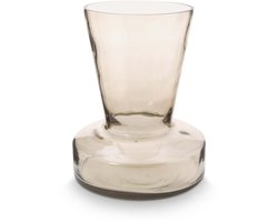 vtwonen - Basic - Vaas - Zand - Glas - 16x16x19cm