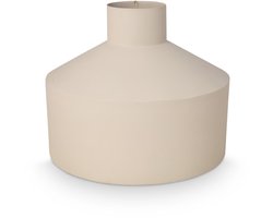 vtwonen - Basic - Vaas - Zand - Metaal - 38x31cm