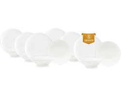 vtwonen - Basic - voor 6 Personen - Serviesset - Wit - Porselein