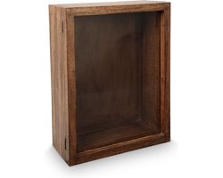 vtwonen - Basic - Wandkast - Bruin - Hout - 42x33x15cm