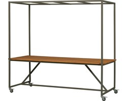 vtwonen Blue Sky Eettafel - Hout - Dust - 200x220x97