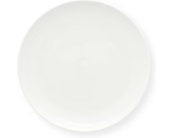 vtwonen Bord - Wit - Porselein - 18cm