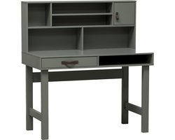 Vtwonen Bureau Vtwonen Stage - Hout - Groen - 110 x 122 x 58 cm (BxHxD)