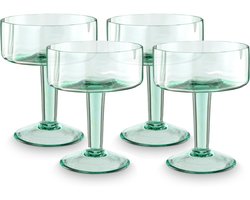 vtwonen Champagneglazen - Champagne coupe - Glazen set van 4 - 180ml
