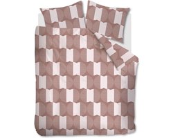 Vtwonen Check Mate dekbedovertrek - Lits-Jumeaux - 240x200/220 - Steenrood