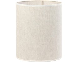 vtwonen Cilinder Lampenkap Breska - Parelwit - Ø25x30cm - voor Tafellampen, Hanglampen, Wandlamp