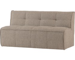 vtwonen Cluster Eetbankje Met Rugleuning - Bouclé - Khaki Bruin