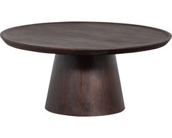 vtwonen Coffee A Gogo Salontafel - Mangohout - Walnoot - 40x90x90