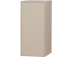 vtwonen Daily Kast Single - Grenenhout - Dakargrau/Grijs - 110x50x58 cm
