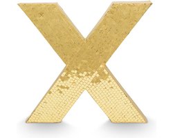 vtwonen Decoratie X van Metaal - Kerstdecoratie - Goud - 35,5x4,5x33,5cm