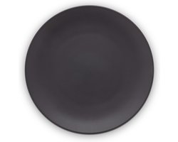vtwonen Dinerbord - Mat Zwart - Porselein - 25,5cm