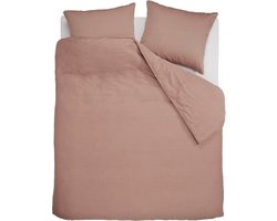 Vtwonen Earth dekbedovertrek - Eenpersoons - 140x200/220 - Roze