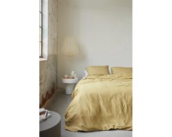 Vtwonen Earth dekbedovertrek - Tweepersoons - 200x200/220 - Geel