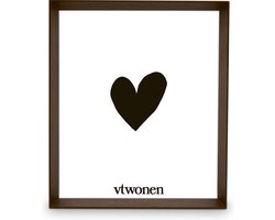 vtwonen - Fotolijst - Hout - Donkerbruin - 30x35 cm