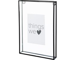 vtwonen - Fotolijst - Metaal Glas - Zwart - 20 x 28 cm