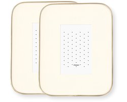 vtwonen Fotolijst Set van 2 - Fotokader van Metaal - Goud - 21x26.5x0.8cm