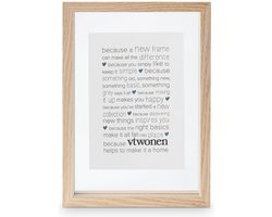 vtwonen Fotolijsten - 2 Stuks - Hout - Naturel - 22x31cm