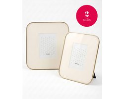 vtwonen - Fotolijsten - Metaal - Goud - 21 x 26,5 cm - Set van 2