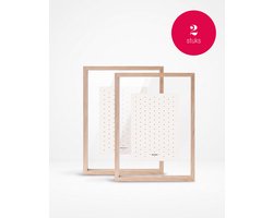 vtwonen - Fotolijsten - Naturel - Set van 2 - Hout - 22 x 31 cm