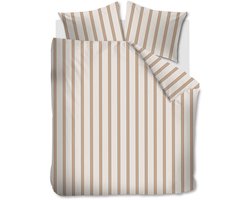 vtwonen Fun Stripe dekbedovertrek - Tweepersoons - 200 x 220 cm - Naturel