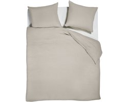 vtwonen Gentle Embrace dekbedovertrek - Lits-Jumeaux - 240 x 200/220 cm - Zand