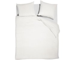 vtwonen Gentle Embrace dekbedovertrek - Tweepersoons - 200 x 200/220 cm - Wit