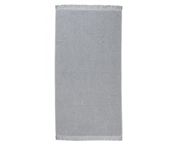 Vtwonen Groove - Douchehanddoek - Antraciet - 60x110 cm